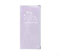 Protège livret de famille - PVC ""Lilas"" avec rabats intérieurs - Fabriqué en France - Color Pop
