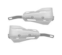 Protege Main Guidon Moto Pour YZF-R25 Protège-mains Universels Moto Alliage Daluminium Protection Guidon Déflecteur Vent Anti-chute(White)