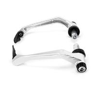 Protege Main Moto Pour Suzuki RM 250 125 Pour GSX-R 600 750 Pour GSR 600 750 Protecteur De Levier De Frein Et D'embrayage Pour Moto Protège-main Pour Guidon De 22 Mm Protège Mains Moto(Silver)