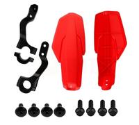 Protege Main Moto Protection De Poignée De Moto en PP pour Navi110 NAVI 110, Protection Coupe-Vent pour Guidon, Équipement De Protection Protège-Mains(Rouge)