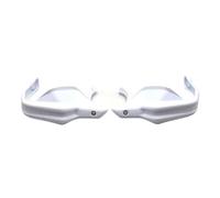 Protège Main Protège-Mains Moto pour BMW F650GS, F700GS, F800GS, Toutes Années Ensemble Complet De Protections pour Pare-Brise Protecteurs Poignée(Blanc)