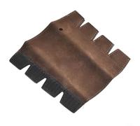 Protège-mains, 1 pièce en cuir de vache antidérapant pour corne, accessoire d'instrument en laiton avec fermeture pour musiciens (marron)