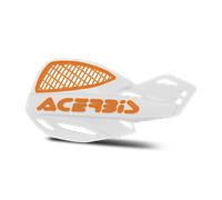 Acerbis 2072671088 Protège-mains ventilés Uniko, blanc/orange