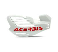 Protège-mains Acerbis X-Force Rouge/Blanc Rouge,Blanc