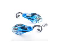 Protege mains avs kit deco patte alu avec charniere bleu fonce