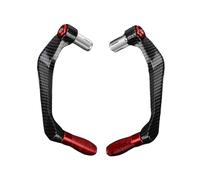 Protège-mains Bouclier Poignées Guidon Universelles 7/8" 22 Mm Pour Ducati Protège-levier Frein Et D'embrayage(ROUGE)