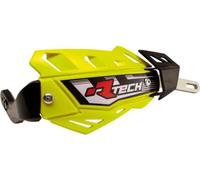 Protège-mains continus RACETECH F LX jaune fluo avec renforts en aluminium