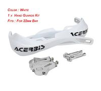 Protège-Mains De Guidon De Moto,Bouclier De Protection Pour Ktm,Honda,Yamaha,Suzuki,Honda,Rl,D343,Vélo Mx,22mm,28mm - Type 22mm White