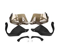 Protège-mains de guidon de moto, protecteur de main léger et durable de haute qualité pour S1000XR F800GS ADV R1200GS R1250GS Protection de conduite gris transparent (Brun)