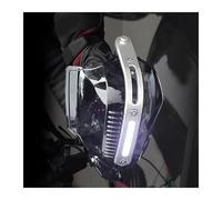 Protège-mains De Moto Para Suz&uki Para Bandit 650 Dl 650 Para V Strom Sv 650 Gsx 750F Para Bandit 400 Protector De Manillar Parabrisas Con Luz Moto Garde-Main(Black-White light)