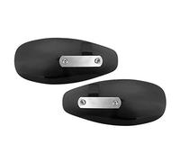 Protège-Mains de Moto, Qiilu iversel Protecteur de Main de Moto Acrylique + Protecteur de déflecteur de Vent en Acier allié adapté pour (Noir)