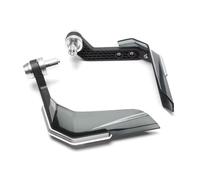 Protège-mains fixation miroir Protège Mains Bouclier Protection Pare Brise Guidon Pour Suzuki Pour UY125 Pour UU125(Silver)