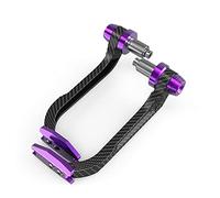 Protège-Mains Guidon Moto pour Duke Unviersal Moto Moto Garde-Main Motocross Garde-Main Moto Protection Contre Les Chutes poignée de Guidon Garde (Color : Violet)