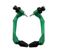 Protège Mains Moto Guidon pour Suzuki pour GSR600 pour GSR750 pour SV650 Universel 17-22mm Levier d'embrayage De Frein Garde Alliage Moto Garde-Main(Green)