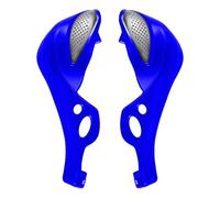 Protège-mains moto Pour YZ Suzuki Universel 7/8 Protège-main Moto 22MM Réglable Guidon Protection Barre Protéger Bouclier(Bleu)