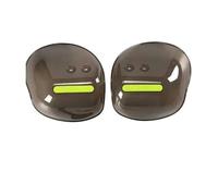 Protège-mains moto Protège-mains Démontable Pour Scooter Moto VTT Avec Bande Réfléchissante Nocturne Protection Contre Le Vent La Pluie Soleil(F80 Round light colo)