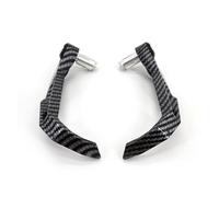 Protège-mains moto Protège-mains Guidon Moto Levier Frein D'embrayage Protection Mains Modification Protection Contre Blocage Levier Accessoires(Carbon color)