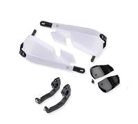 Protège-Mains Moto Protège-Mains Modifié pour Moto, pour Kaiyue 800, pour KOVE 800X, avec Poignée Coupe-Vent Et Klaxon Moto Garde-Main(White Set)