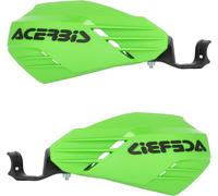 Protège-mains ouverts ACERBIS vert/noir K-Linear KH pour KAWASAKI