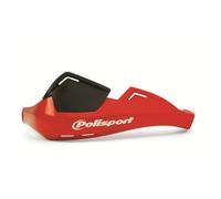 POLISPORT - Protèges Mains Intégraux Evolution Rouge Universels Guidon 22Mm 7/8""
