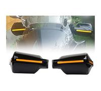 Protège-Mains pour Guidon pour Piag&gio MP3 125 250 300 400 500 MP3 Scooter Accessoires Protège-Mains Guidon Main Bouclier Garde Protecteur Vent Bouclier Main(Noir)