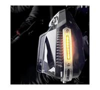 Protège-Mains pour Guidon pour T&riumph pour Tiger pour Street pour Triple pour Speed pour Triple 1050 Pare-Brise Protecteur Protège-Mains Protection Légère Protège-Mains Moto(Black-Amber Light)