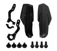 Protège-Mains Protège-Mains Moto pour Navi110 Protège-Mains avec Support, Protection Plastique, Housse Coupe-Vent pour Guidon Protecteurs du Guidon(Noir)