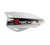 pare-chocs motocross enduro universels Vertigo guidon 22 mm 28 mm blanc