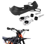 Protège-Mains universels en Aluminium pour Guidon de 22 mm - Insert en Plastique - pour Moto Tout-Terrain, Quad, Enduro, Motocross - Imitation Fibre de Carbone