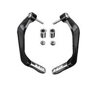 Protège-mains universels moto POUR H2 H2R 2015 2016 2017 2018-2023 Protection De Guidon Pour Levier Frein Et D'embrayage Moto 22 Mm 7/8" Accessoires Protège-mains(Silver With logo)