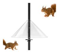 Protège-Mangeoire Anti-Écureuils | Large Bouclier Anti-Rongeurs | Protection de Mangeoire Extérieur pour Jardin et Parc