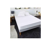 Protège matelas 100% coton anti-rétrécissement molleton épais et absorbant qualité hôtellerie de luxe 90x190/200