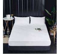 Protège matelas 100x200-30cm | Alèse Imperméable et Micro Respirante | Souple et Silencieux