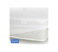 Lovely Home Protège-matelas 140 x 190 x 25 cm – 100% coton, 170 g/m²