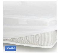 Lovely Home Protège-matelas 140 x 190 x 25 cm – 100% coton, 170 g/m²