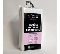 Protège Matelas 140x190 Cm Microfibre, Par Soleil D'ocre