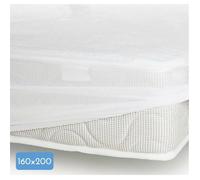 Protège-matelas 160 x 200 cm x 25 xm 100% Coton - 170 g/ m² Blanc G