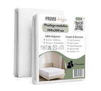 Protège Matelas 160 x 200 x 30 cm Imperméable, Certifié Oeko TEX, Alèse Drap Housse, Matelas Couvre, Respirant., Bonnet 30 cm