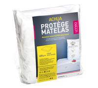 Protège matelas 160x220 cm bonnet 50 cm ACHUA molleton 100% coton 400 g/m2
