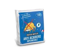 Sweetnight - Protège matelas 200x200 cm | Alèse Imperméable et Anti Acariens | Bouclette Éponge Coton | Silencieux et Respirant