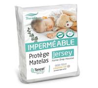 Protege Matelas 60x120 100% Imperméable Enfant Bébé Qualité Supérieure Oeko-TEX® Hypoallergénique Fibre Luxe Ecologique Alese Drap-Housse Respirant Isolateur de lit Pipi Antiacarien