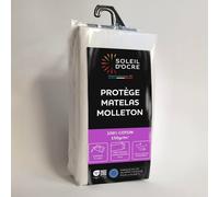 Protège Matelas 80x200 Cm En Coton Molleton Forme Drap Housse, Par Soleil D'ocre