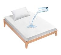 Protège-matelas 90x180 cm, imperméable, taie d'oreiller 74x48 cm, respirant, anti-acarien, protection incontinence, surmatelas hygiénique