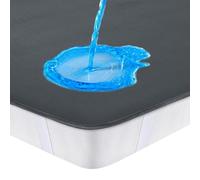 Protège Matelas 90x200 cm imperméable, Protège-Matelas Gris pour Incontinence Lavable,Premium Respirant Housse Matelas， surmatelas imperméable pour Enfant-surmatelas imperméable - Gris