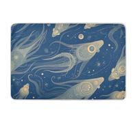 Protège-matelas à langer bleu foncé doré très absorbant pour bébé et tout-petit, 132,1 x 86,4 cm (L x l)