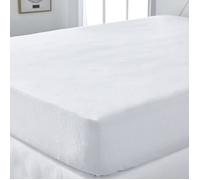 Protège matelas absorbant - Essential - Pour lit 2 ersonnes - 160 x 200 cm - Anti-acarien Blanc