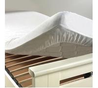 Molleton Protège Matelas (140 x 190 cm) Scotty AA 30 Blanc, Finition PVC Anti Acarien