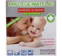 Protège matelas - Alese - 160x200 - Imperméable - Molleton gratté - Triple protection