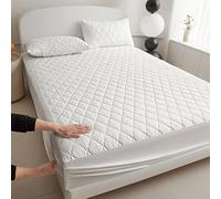 Protège-Matelas - Alése - Matelassé Ultra Doux & Imperméable - Qualité Premium, Bonnet 40 cm Extensible, Blanc 100% Protection Haut de Gamme (140 X 200 CM)