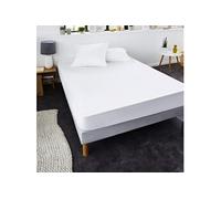 Protège matelas anti-acariens Greenfirst imperméable molleton 100% coton 160x200 Blanc G